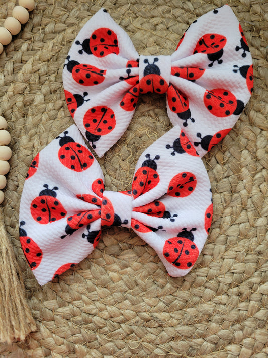 Ladybug 5" Hairbow