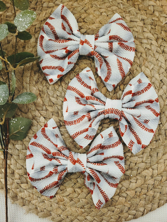 Baseball 5" Hairbow